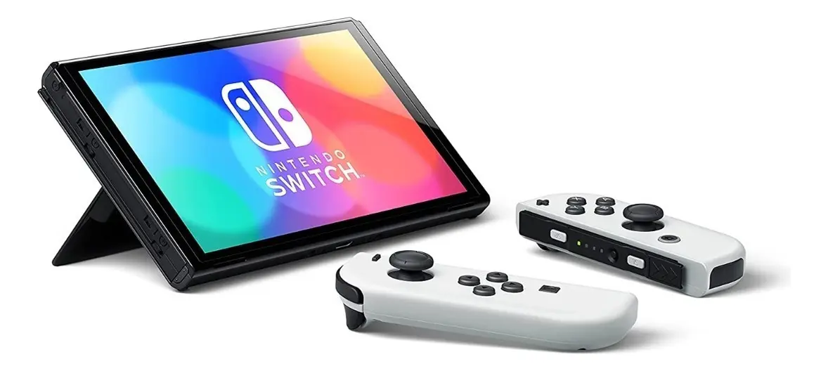 Nintendo Switch OLED + Mario Wonder Foto 2